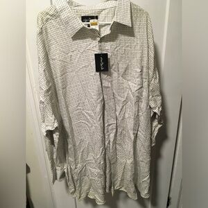 After Dark Black and White Grid Shirt